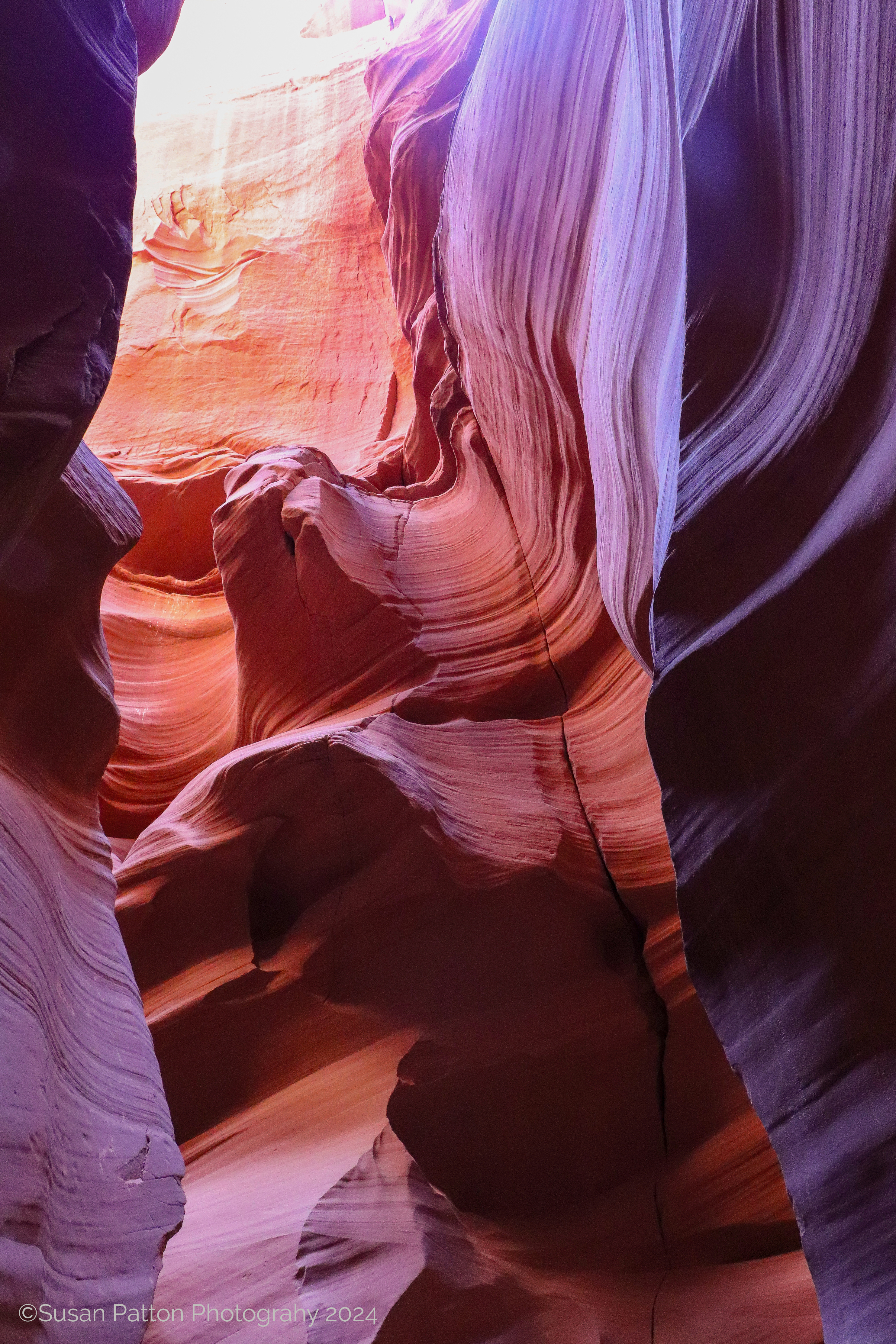 Antelope X Canyon photograph taken by Susan Patton