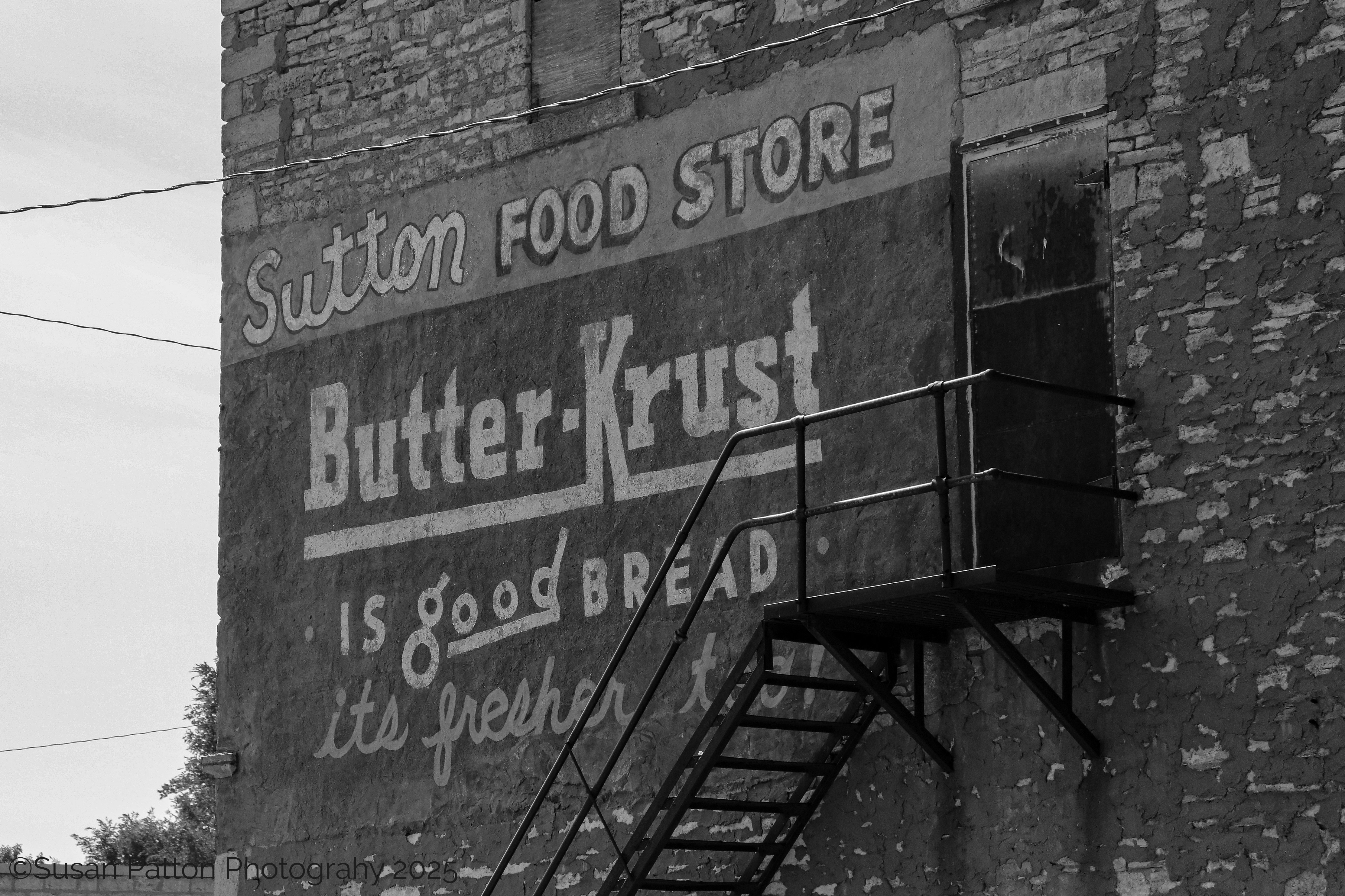 Butter-Krust Sign, Eskridge, Kansas photograph taken by Susan Patton