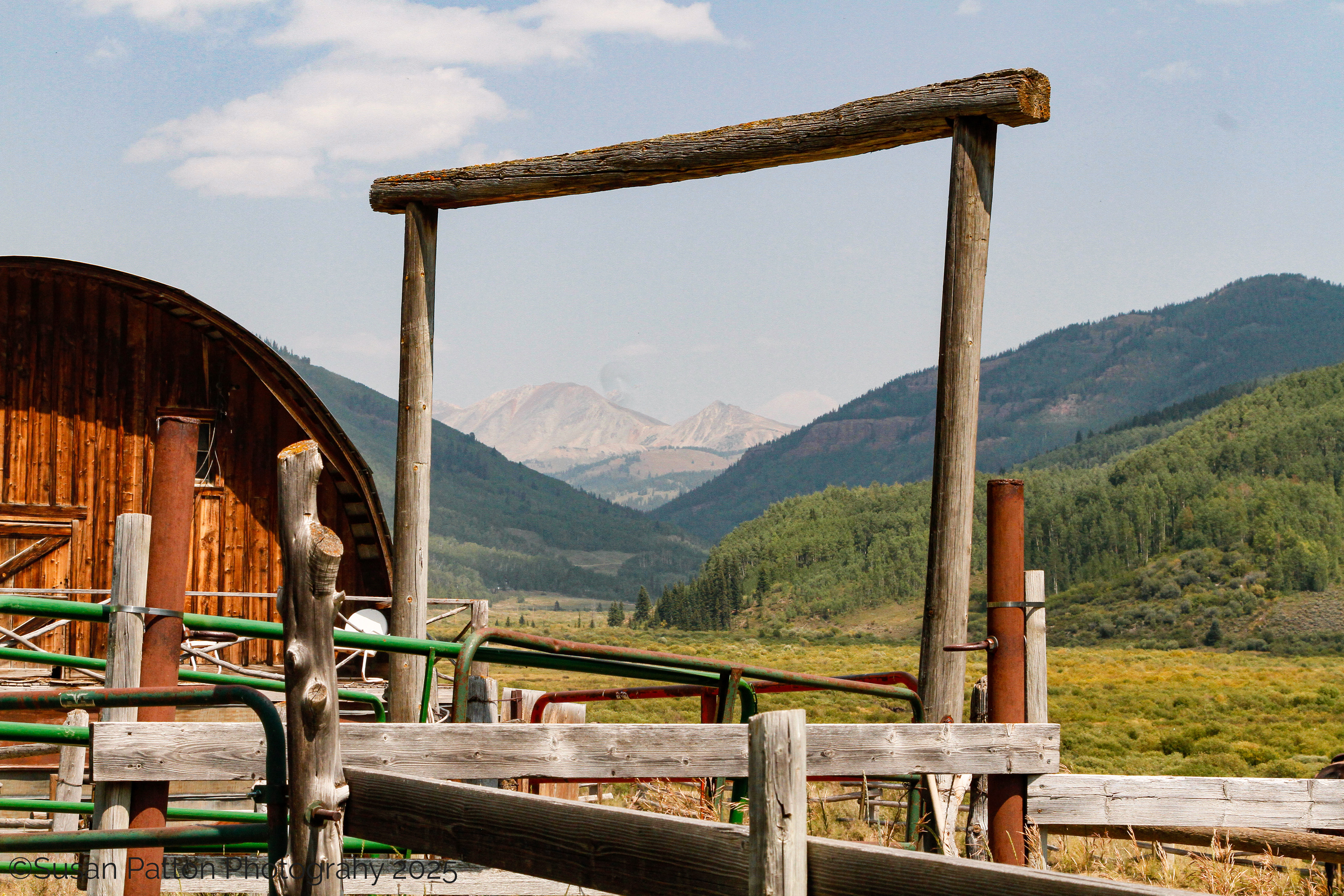 Barn, Cement Creek Ranch, Colorado photograph taken by Susan Patton