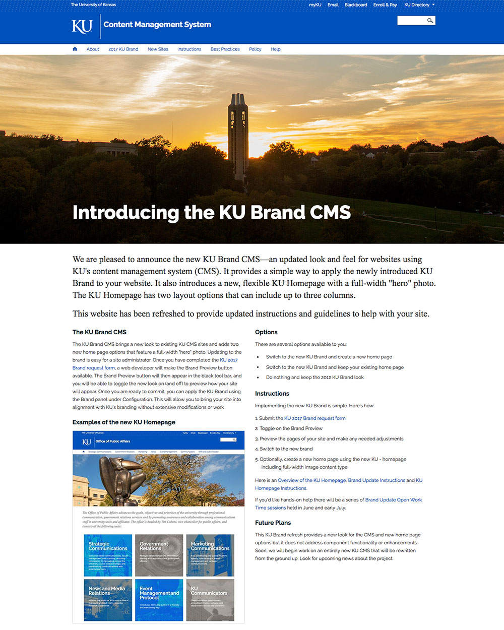 CMS Website